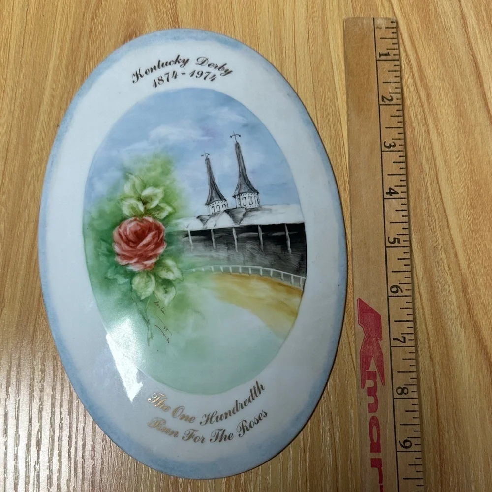 Kentucky derby 1864-1974 Decorative Plates the one hundredth run for the roses